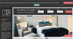 Desktop Screenshot of bizapartmenthotel.se